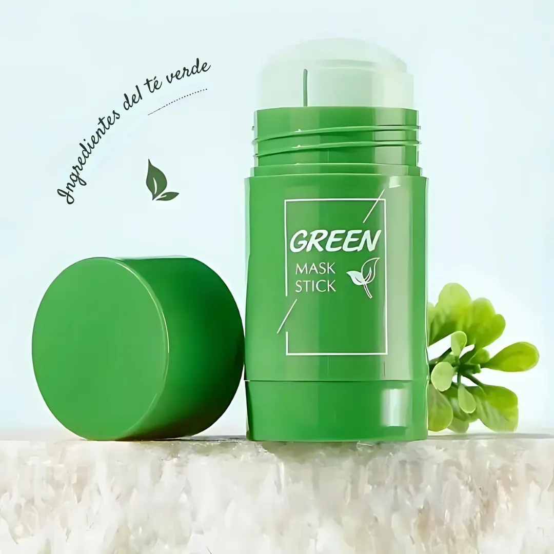 🌿 Green Mask Stick™ Mascarilla Facial de Te Verde💪 Tu aliado contra los puntos negros y la piel grasosa