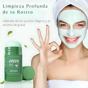 🌿 Green Mask Stick™ Mascarilla Facial de Te Verde💪 Tu aliado contra los puntos negros y la piel grasosa