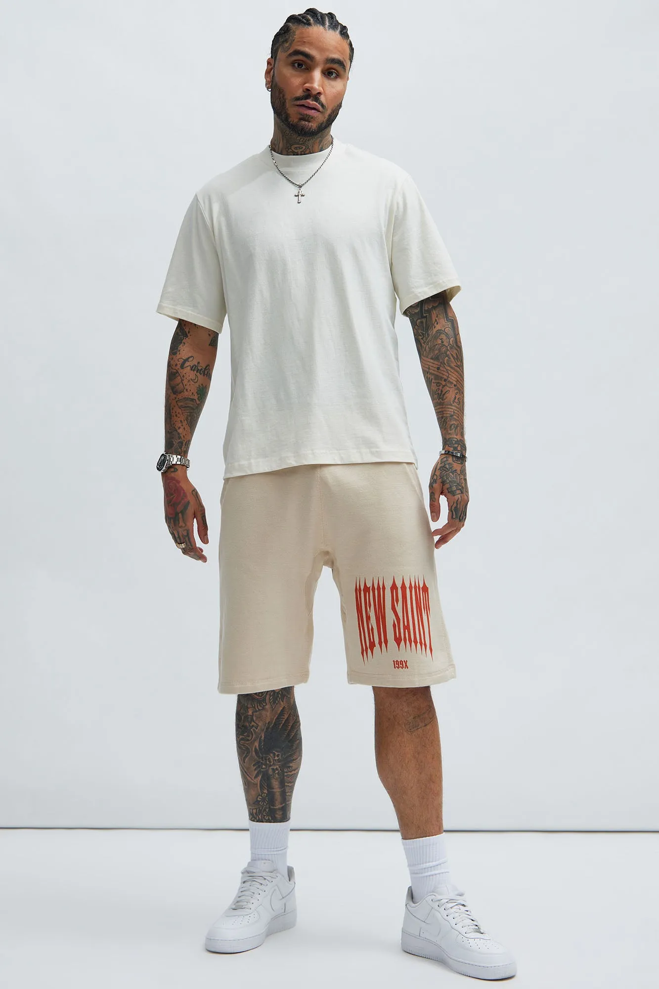 199X Edge Sweatshorts - Cream