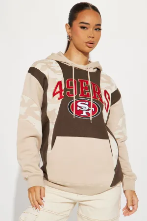 49ers Camo Hoodie - Brown/combo