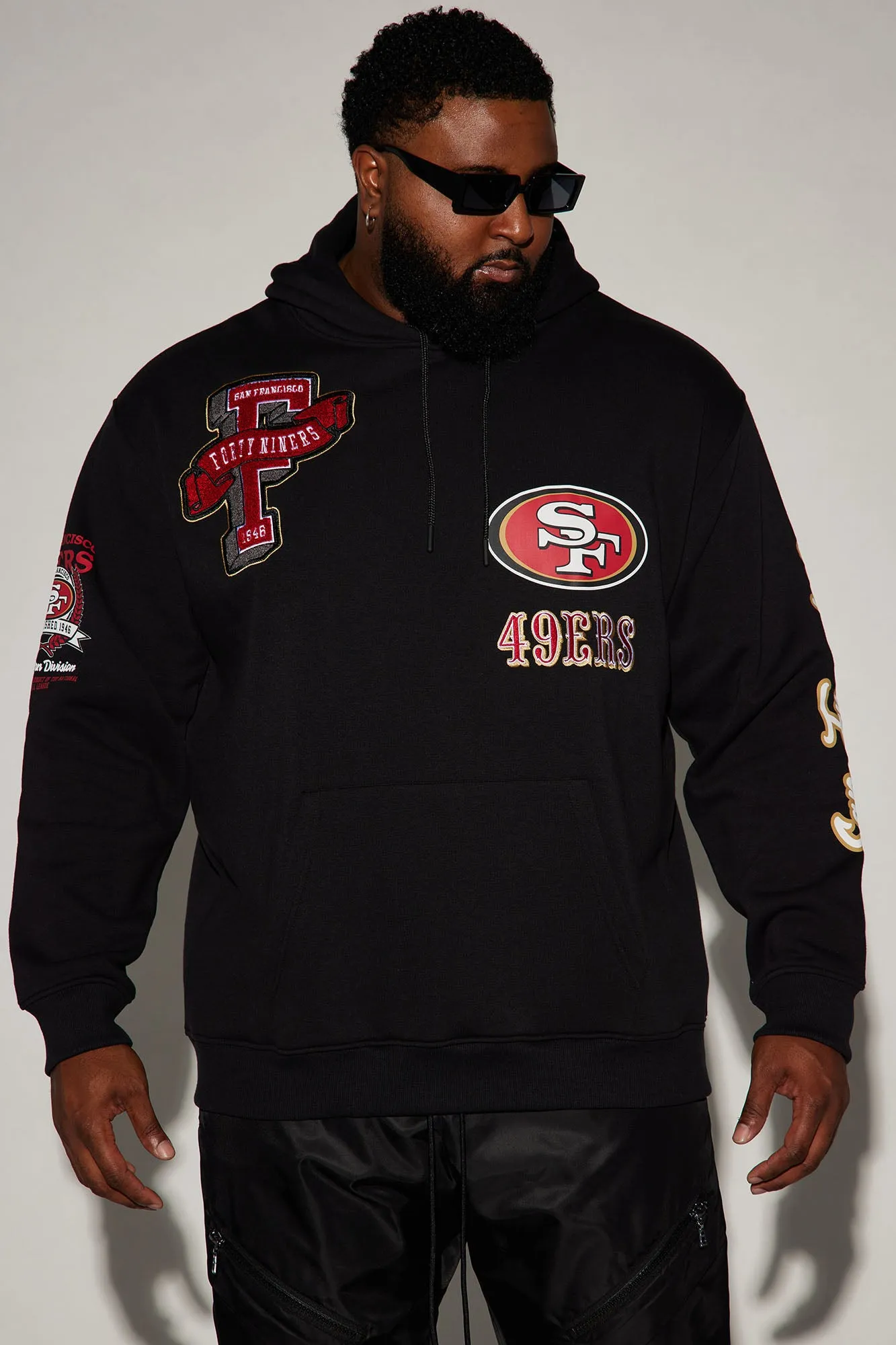 49ers Campus Hoodie - Black