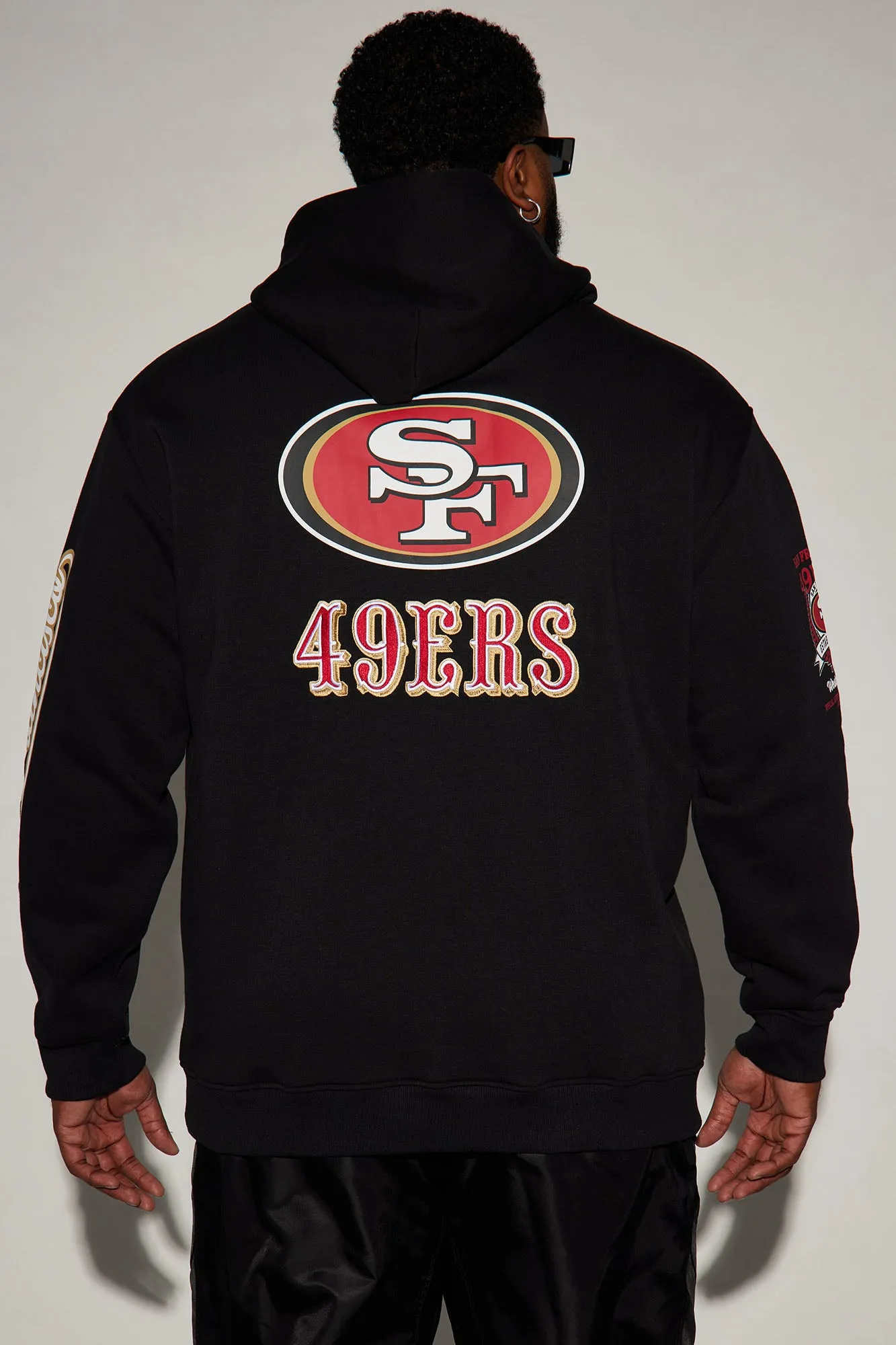 49ers Campus Hoodie - Black