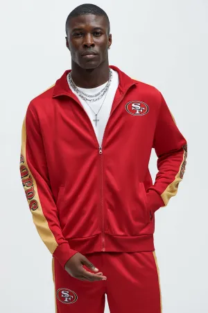 49ers Stand By Track Jacket - Red/combo