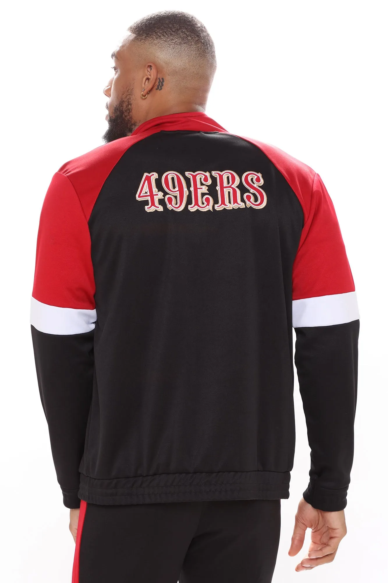 49ers Track Top - Black