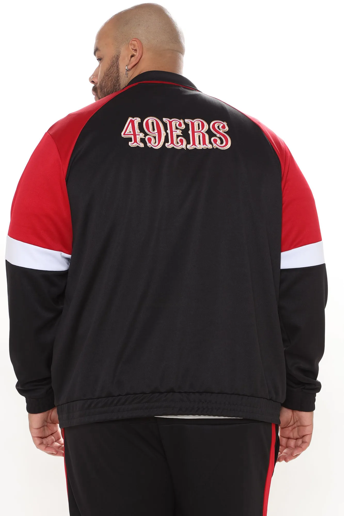 49ers Track Top - Black