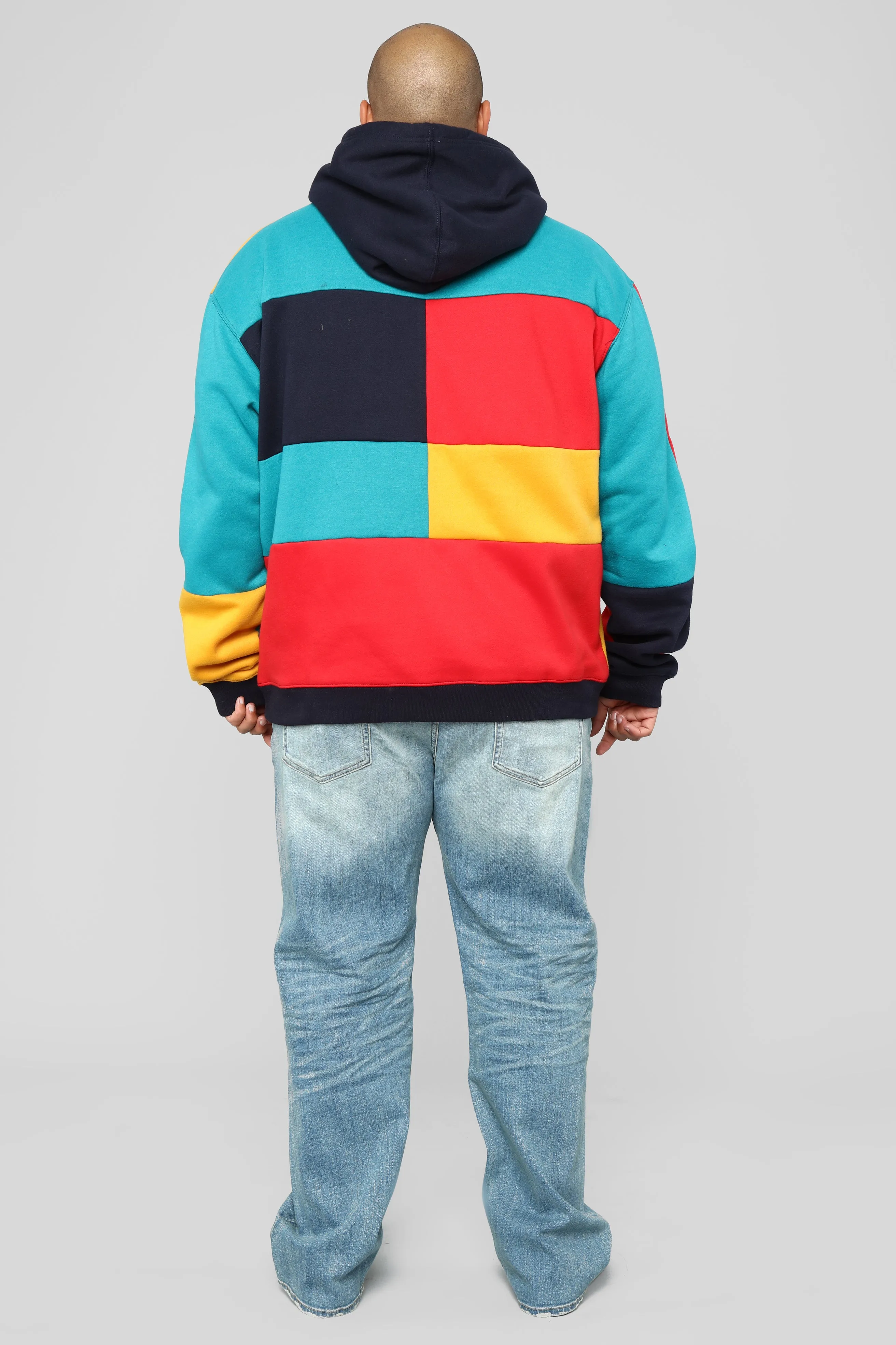 80's Colorblock Hoodie - Multi