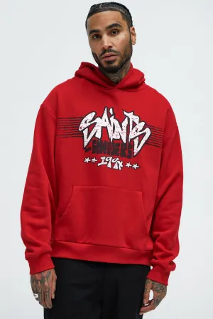 90s Saints Hoodie - Red