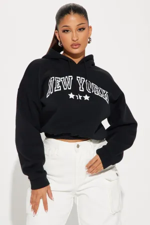 A New York Minute Hoodie - Black