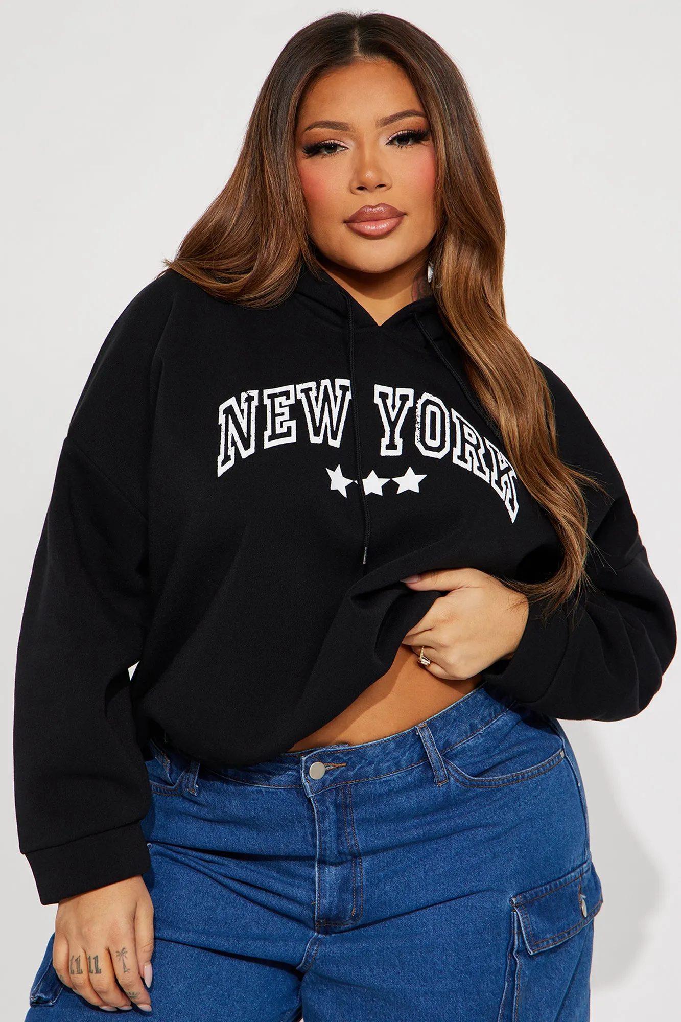 A New York Minute Hoodie - Black