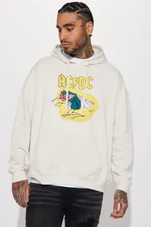 ACDC Fly On The Wall Tour Hoodie - Cream