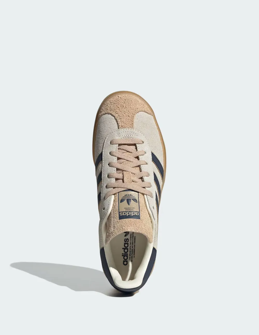 adidas Gazelle Bold Beiges y Azules Mujer