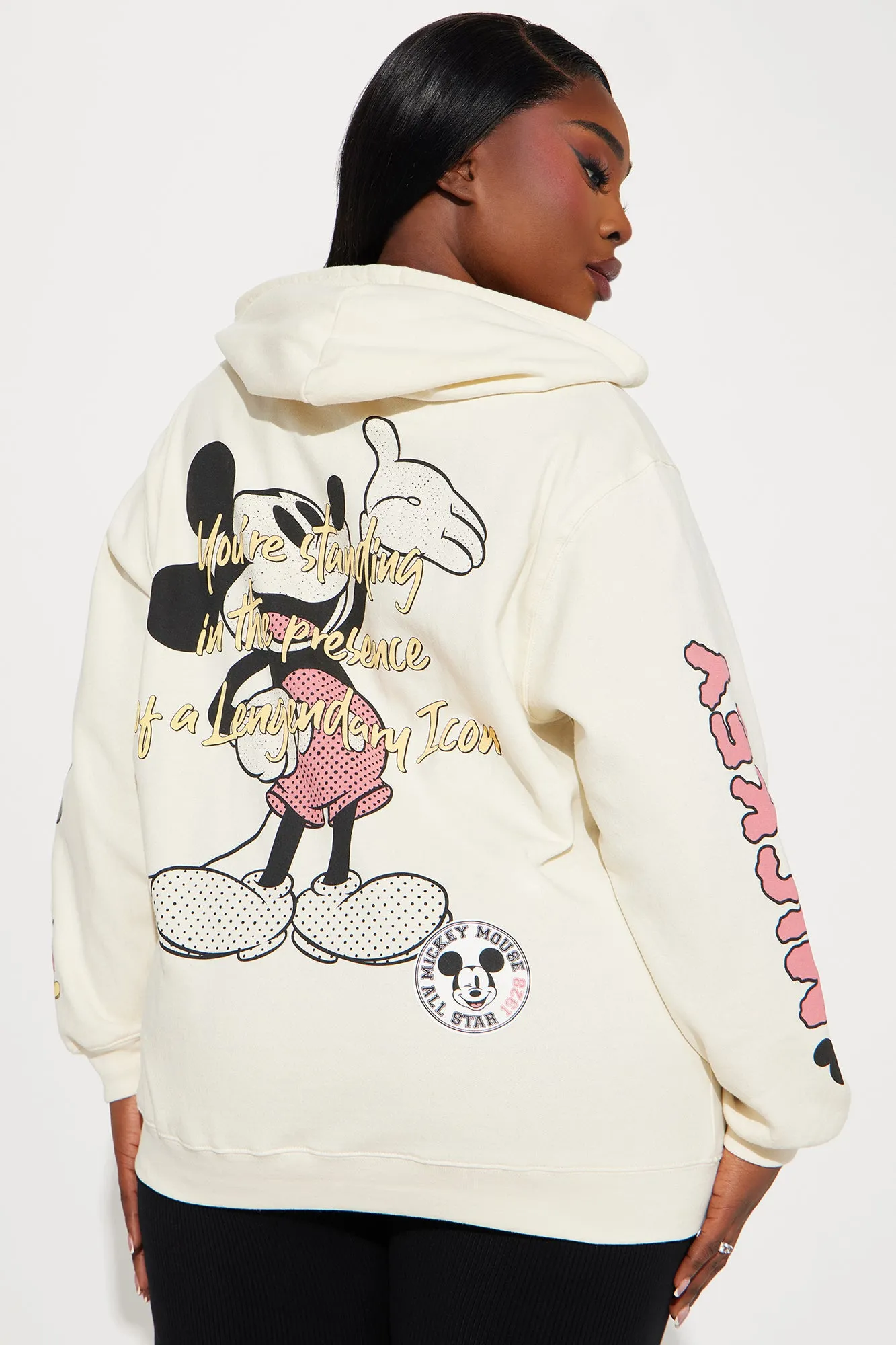 Always An Icon Mickey Mouse Hoodie - Ivory