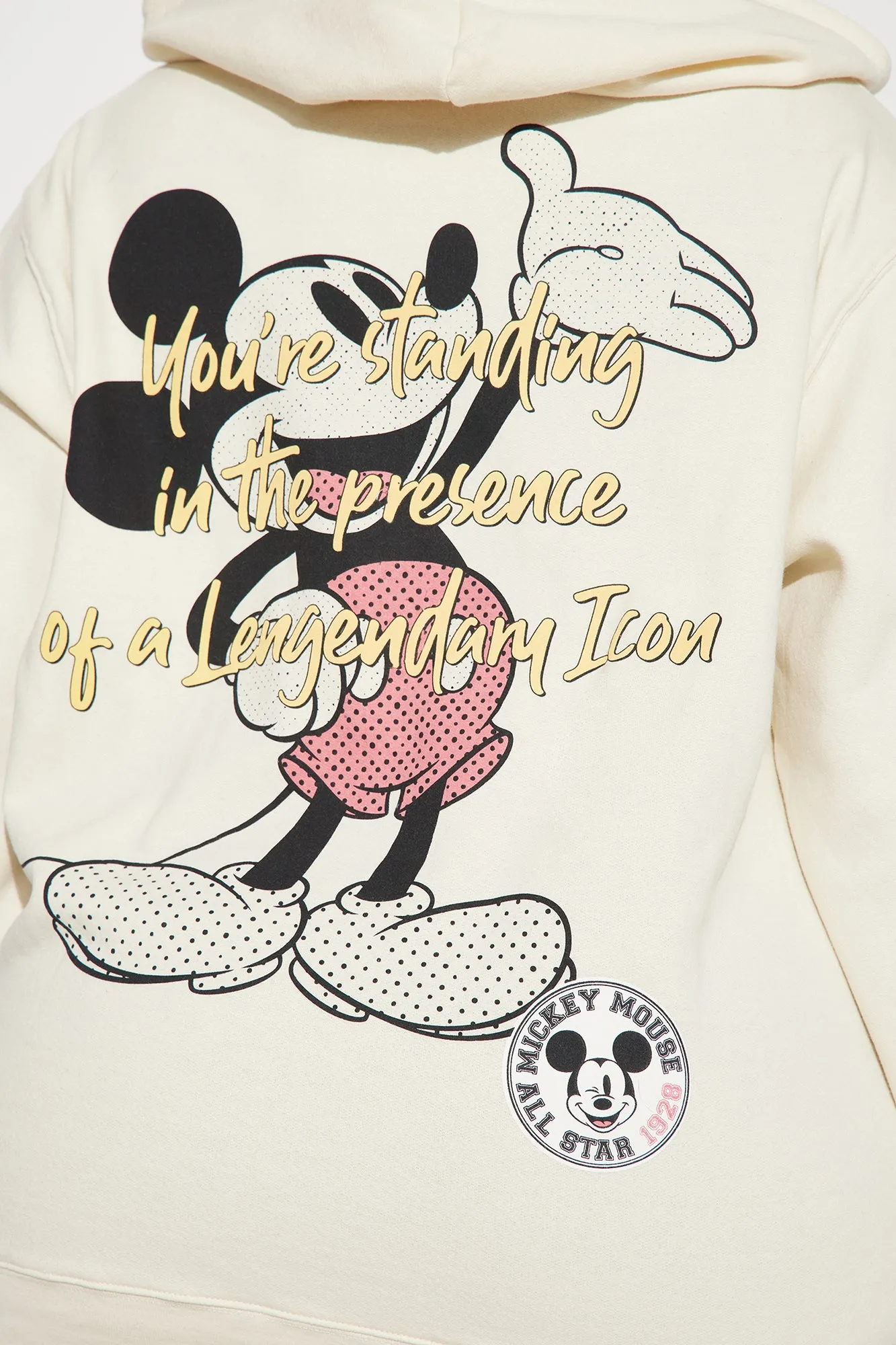 Always An Icon Mickey Mouse Hoodie - Ivory