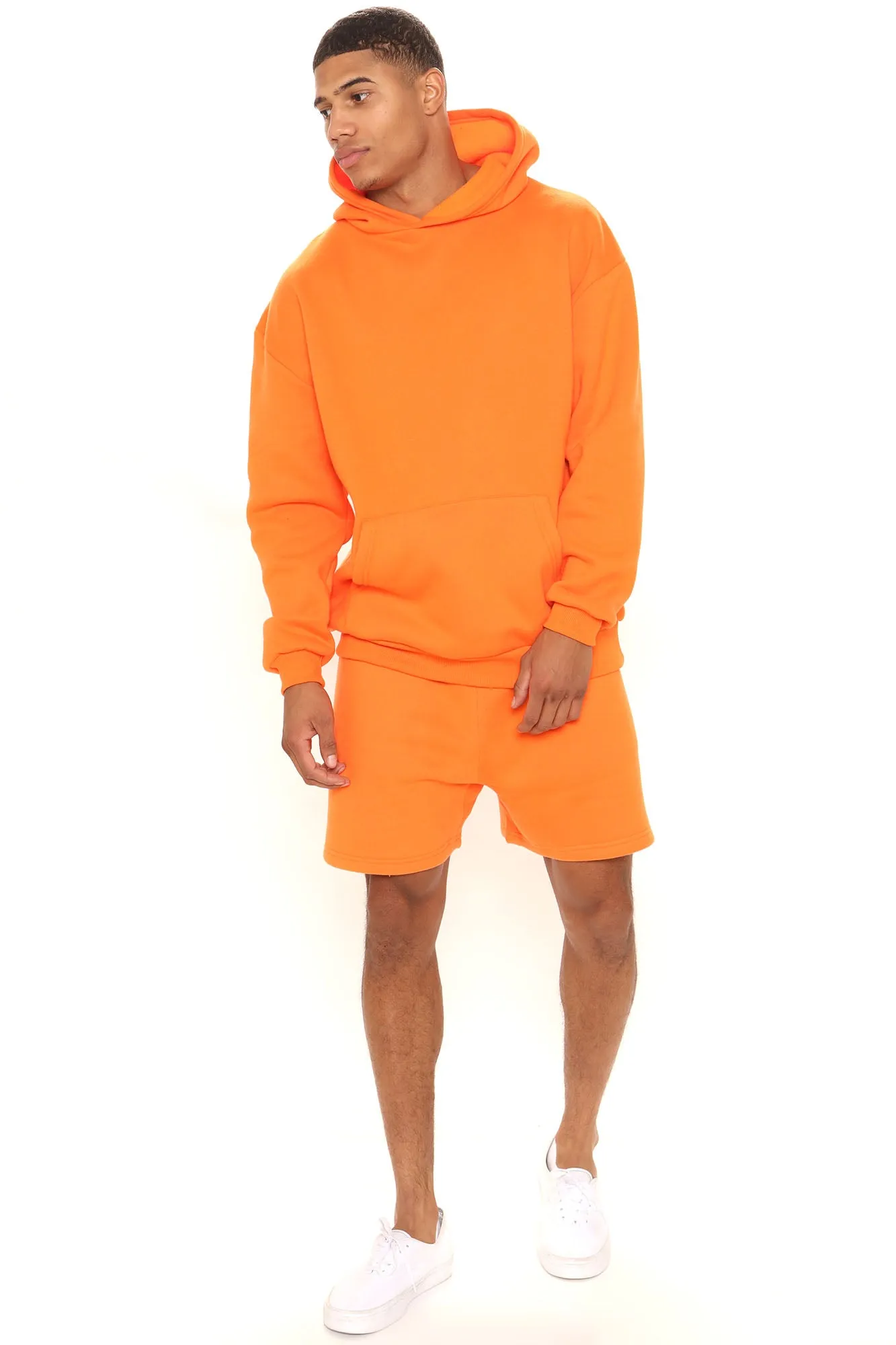 Always Ready Vintage Fleece Shorts - Orange