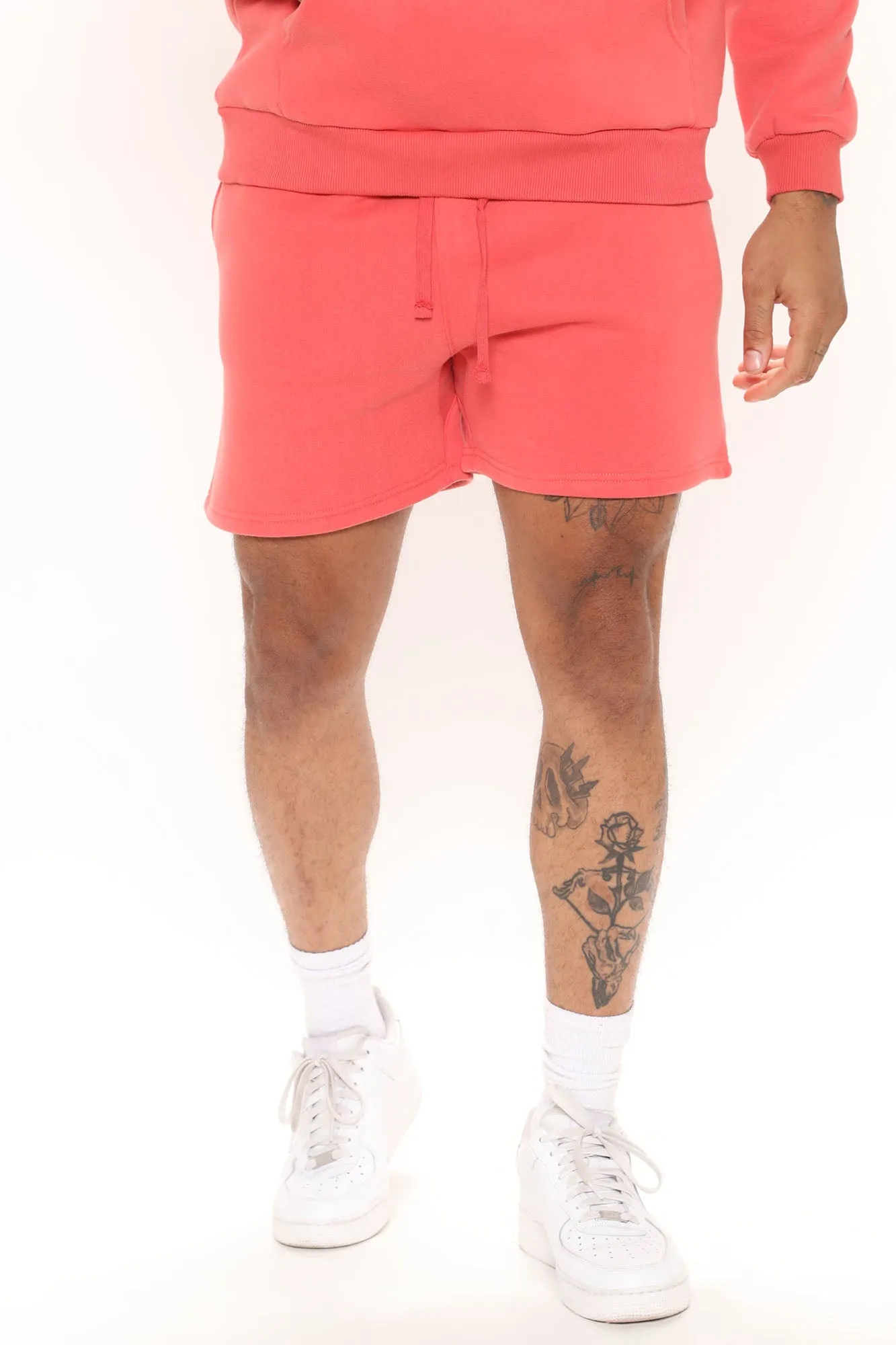 Always Ready Vintage Fleece Shorts - Red