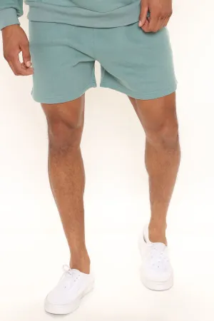 Always Ready Vintage Fleece Shorts - Teal