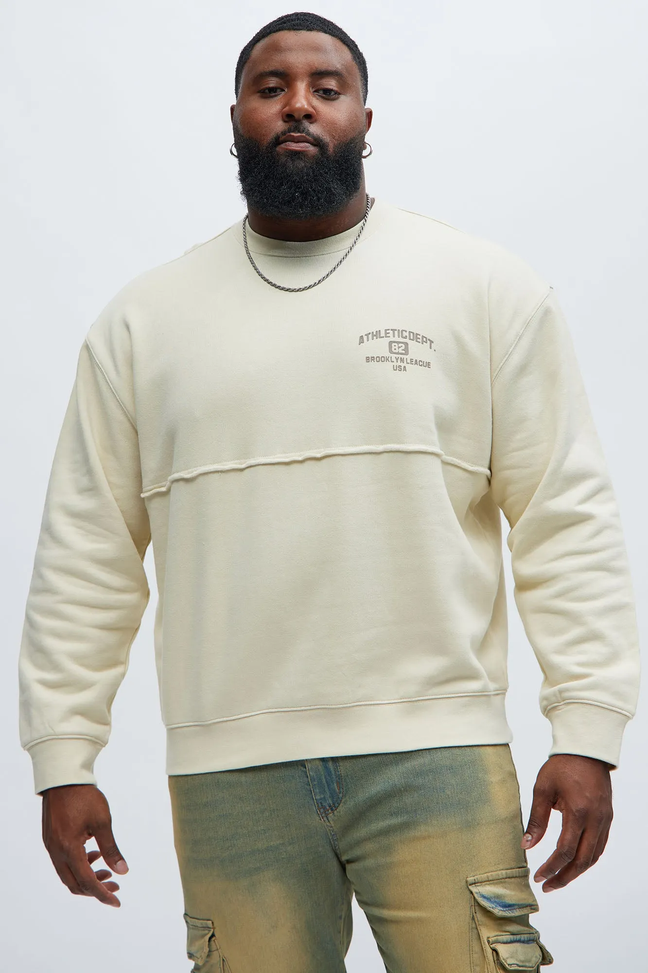 Athletic Dept. Crewneck Sweatshirt - Tan