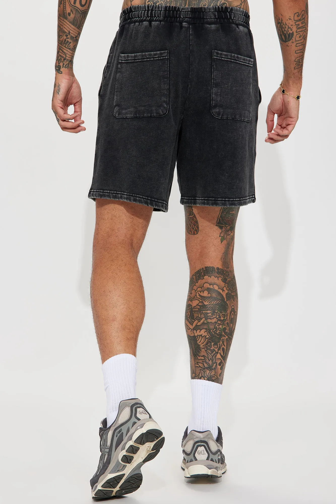 Athletics Relaxed Sweatshort - Black