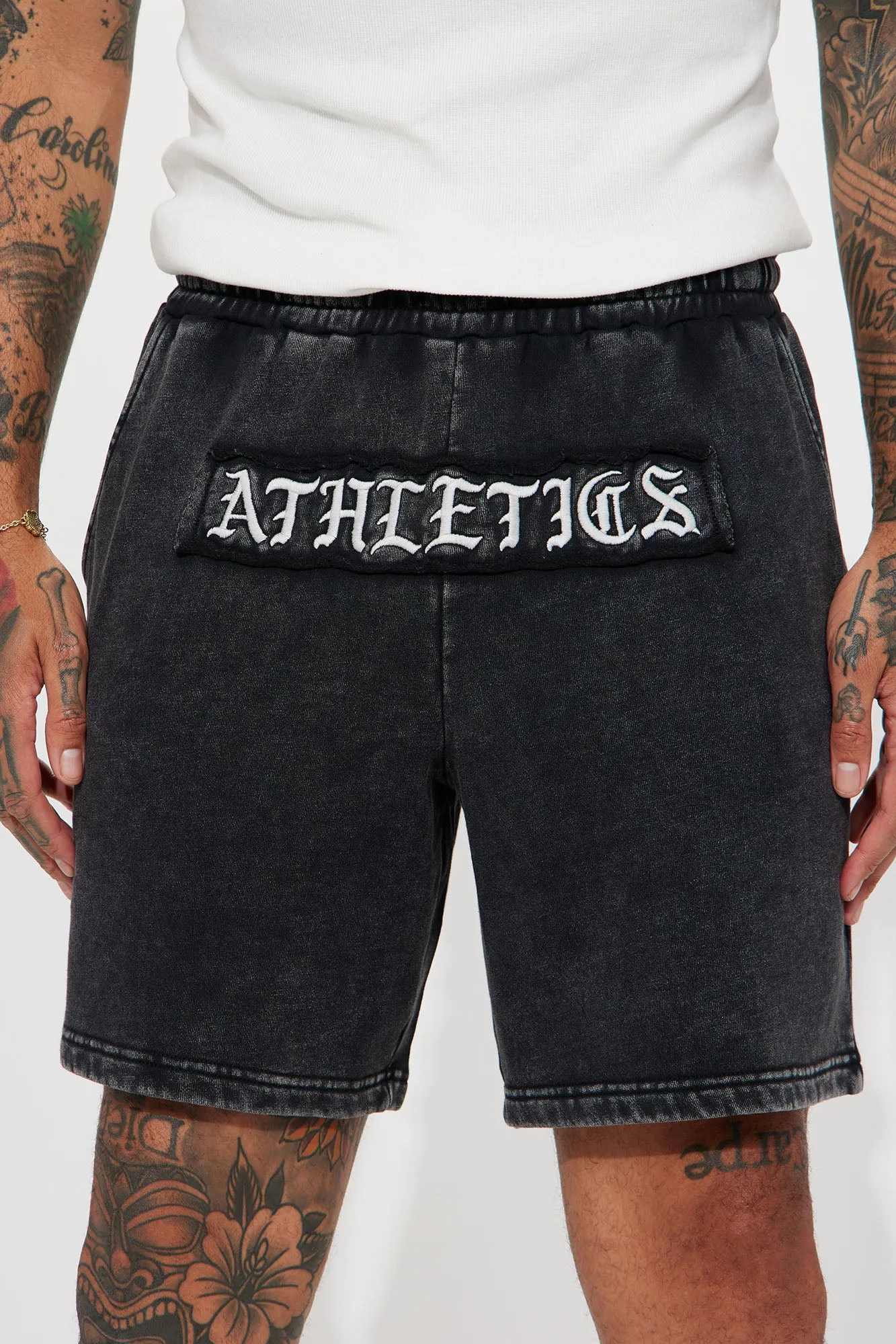 Athletics Relaxed Sweatshort - Black