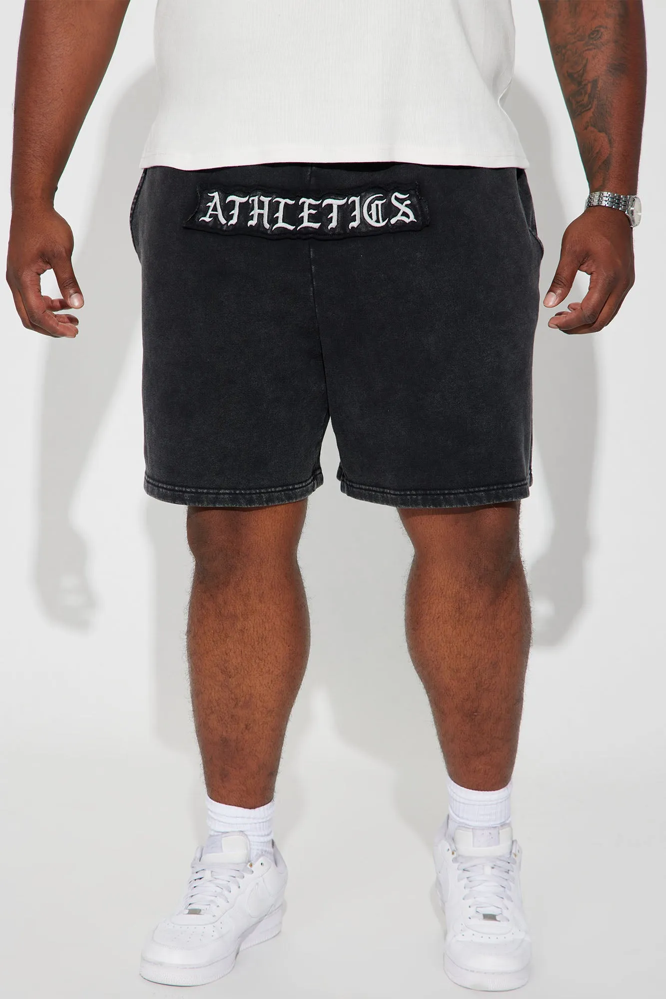 Athletics Relaxed Sweatshort - Black