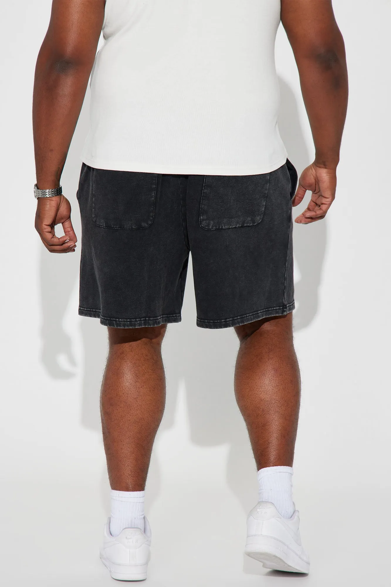 Athletics Relaxed Sweatshort - Black