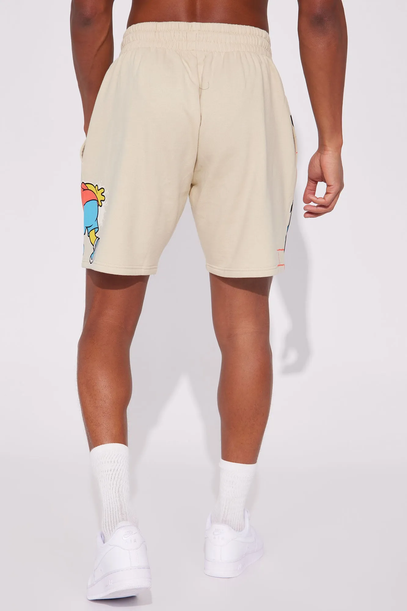 Bart Simpson Tag'em Up Shorts - Sand