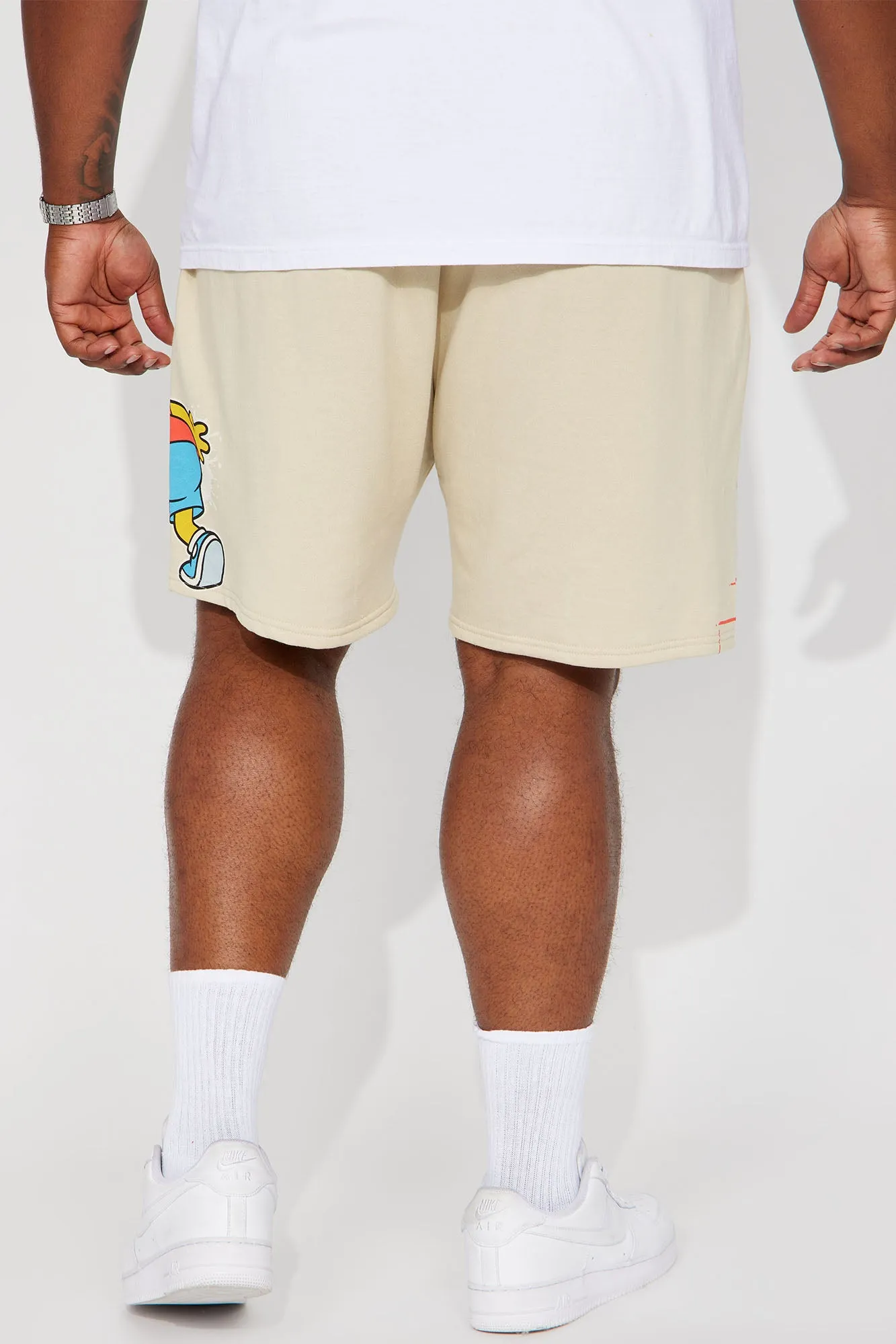 Bart Simpson Tag'em Up Shorts - Sand