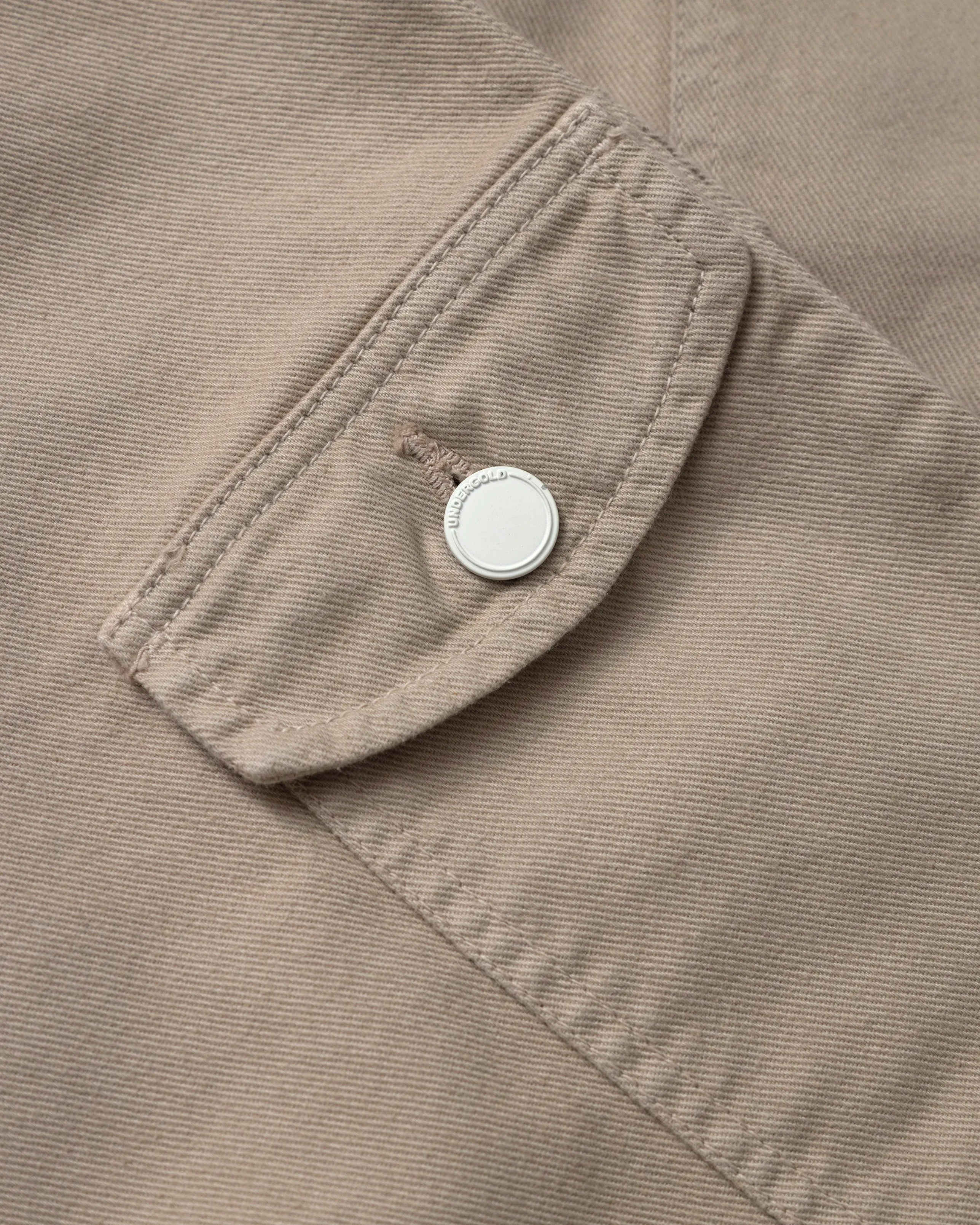 Basics UNDGLD Wide Cargo Pants Cream