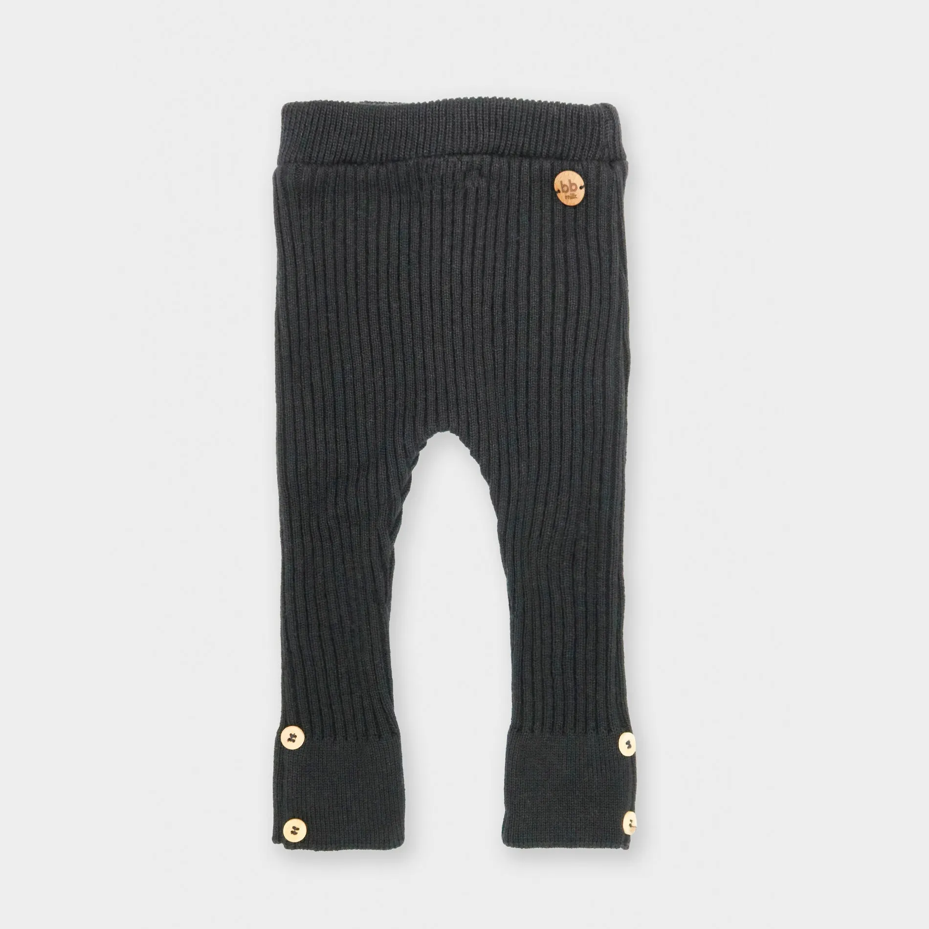 Calça Canelada Tricot - Preto