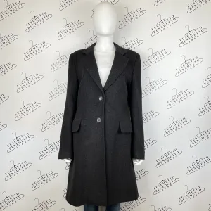 CALVIN KLEIN - Cappotto classico spigato