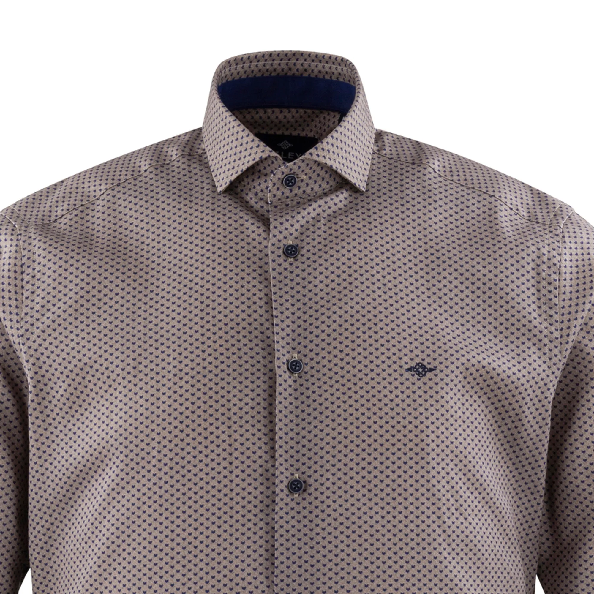 Camisa estampada slim fit 427824