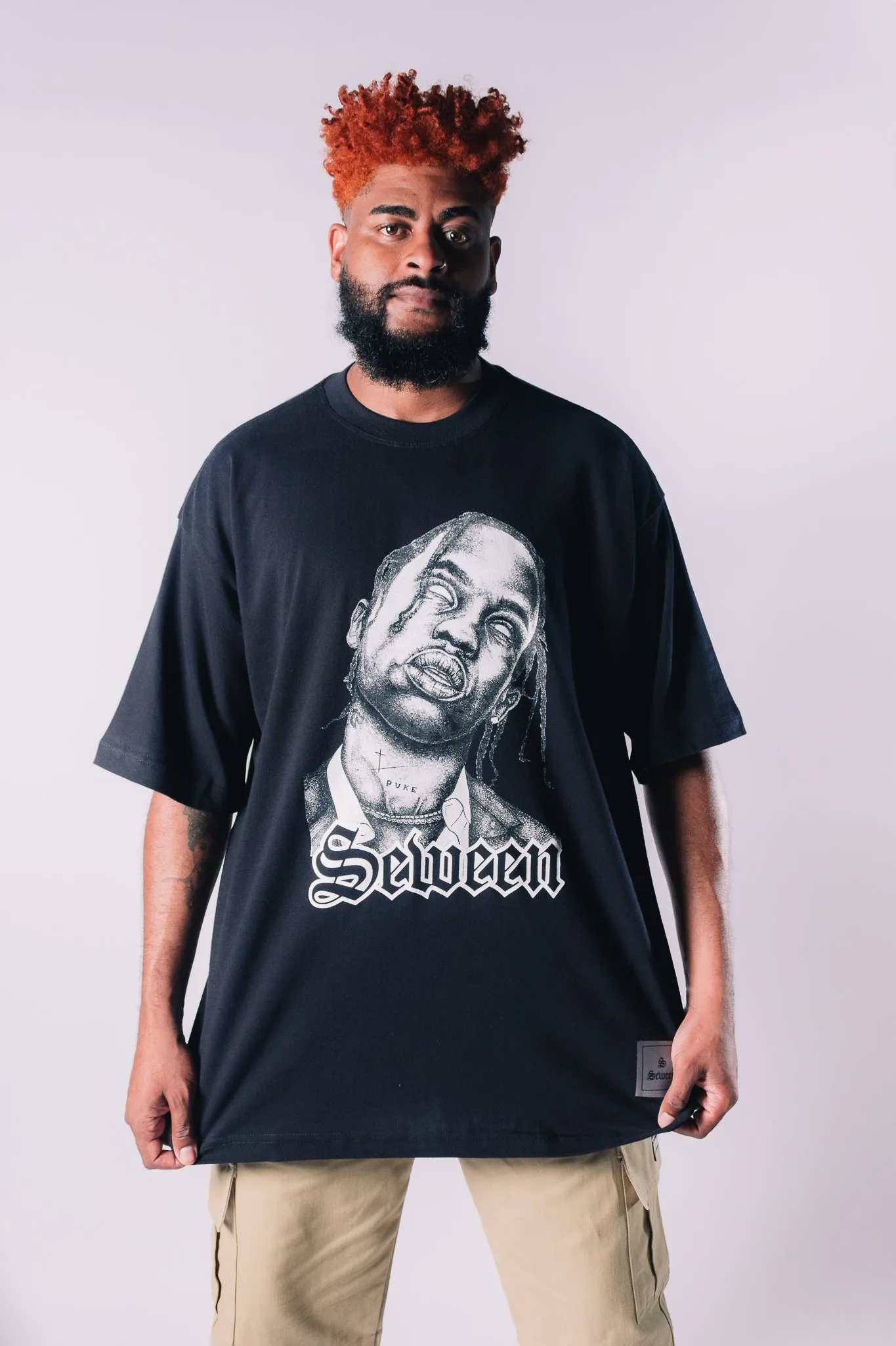 Camiseta Oversized Travis Scott