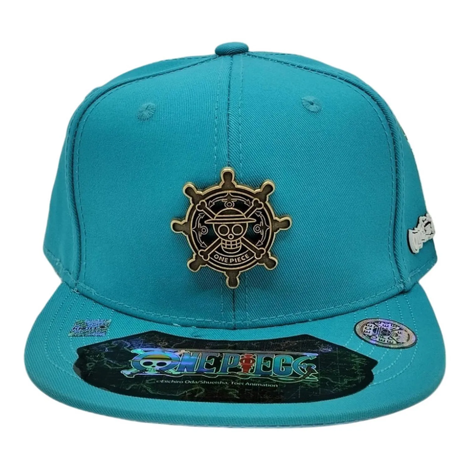 New Arrival Kndit Caps Gorra Turquesa Placa Bronce Timon One Piece