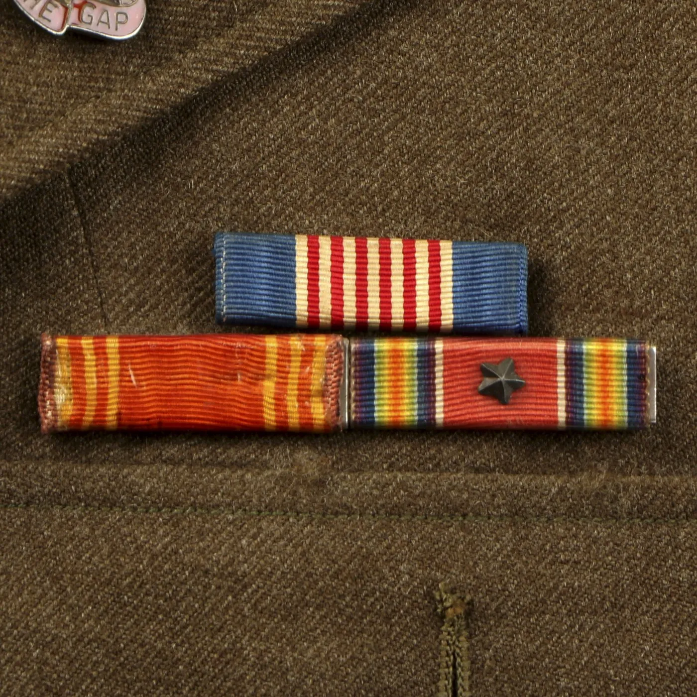 Original U.S. WWII 115th Engineer Regiment Soldier Medal Recipient Named Grouping - 40th Infantry Division