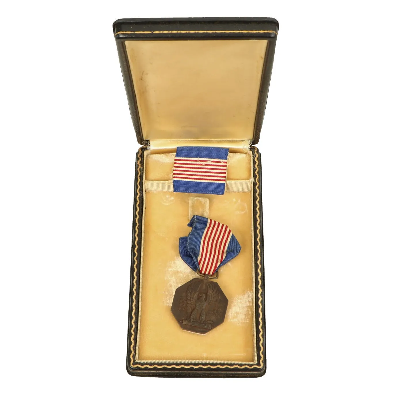 Original U.S. WWII 115th Engineer Regiment Soldier Medal Recipient Named Grouping - 40th Infantry Division