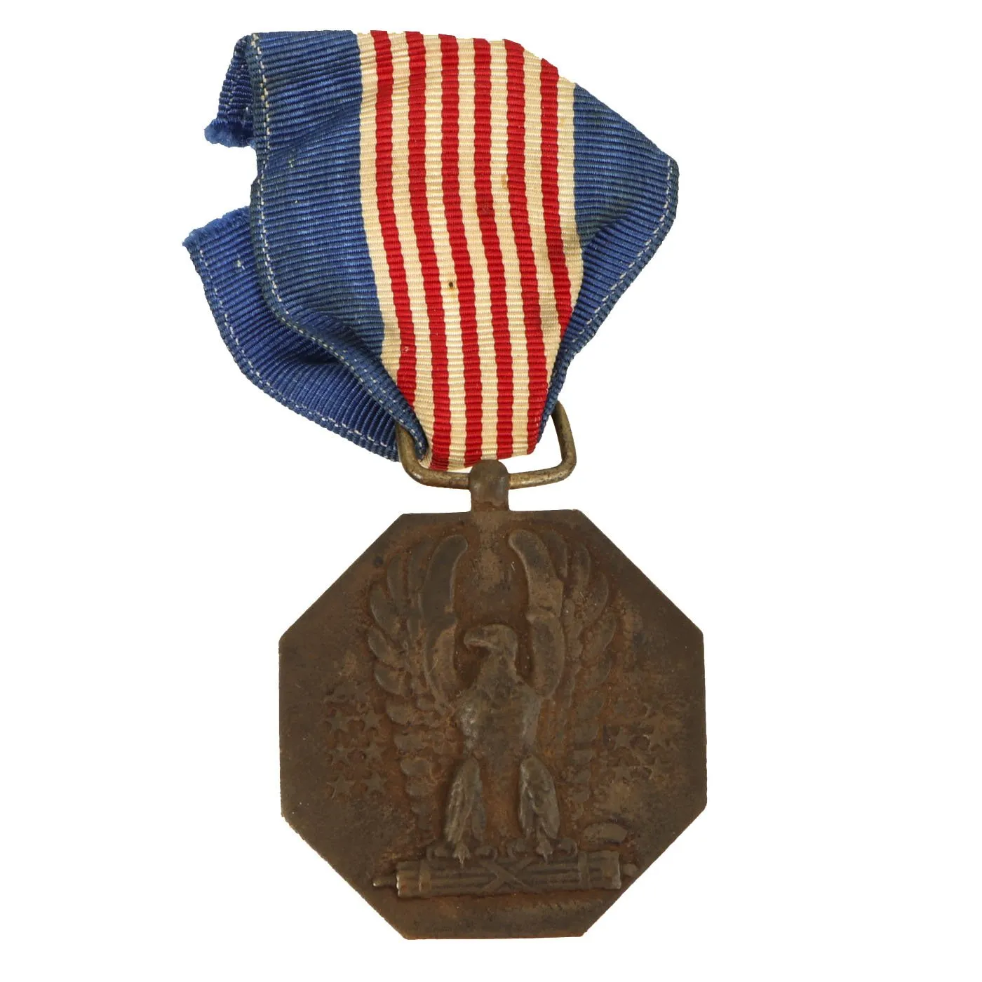 Original U.S. WWII 115th Engineer Regiment Soldier Medal Recipient Named Grouping - 40th Infantry Division