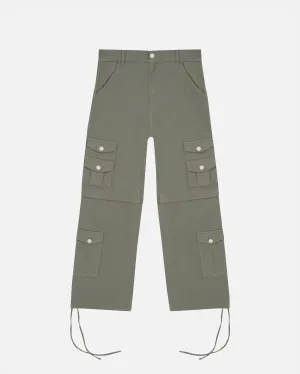 Riviera Wide Cargo Pants Green