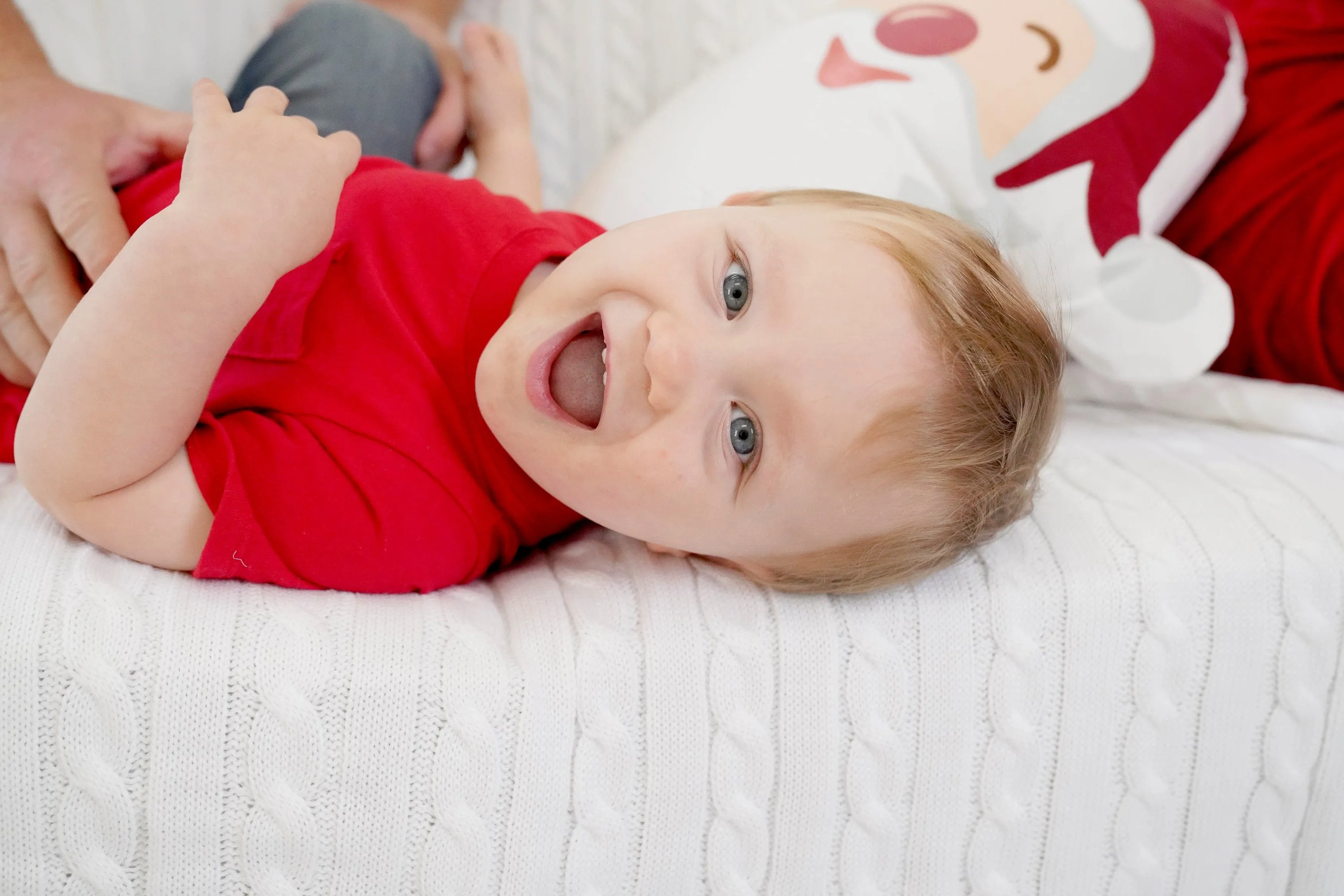 Santa Smile Decorative Pillow