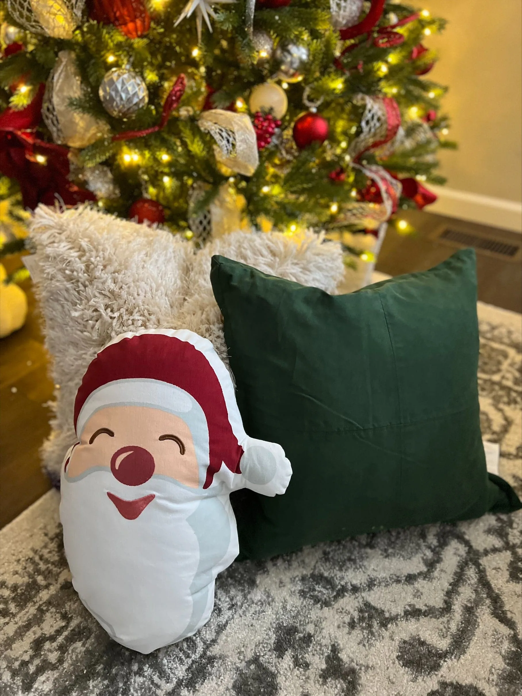 Santa Smile Decorative Pillow