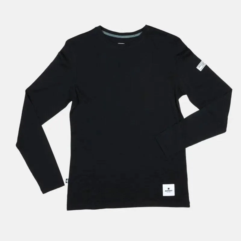 Saysky | Merino Base Longsleeve | Heren | Black