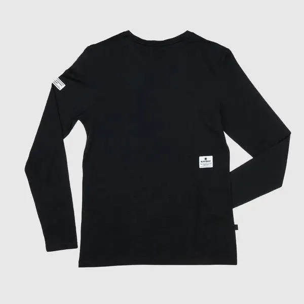 Saysky | Merino Base Longsleeve | Heren | Black