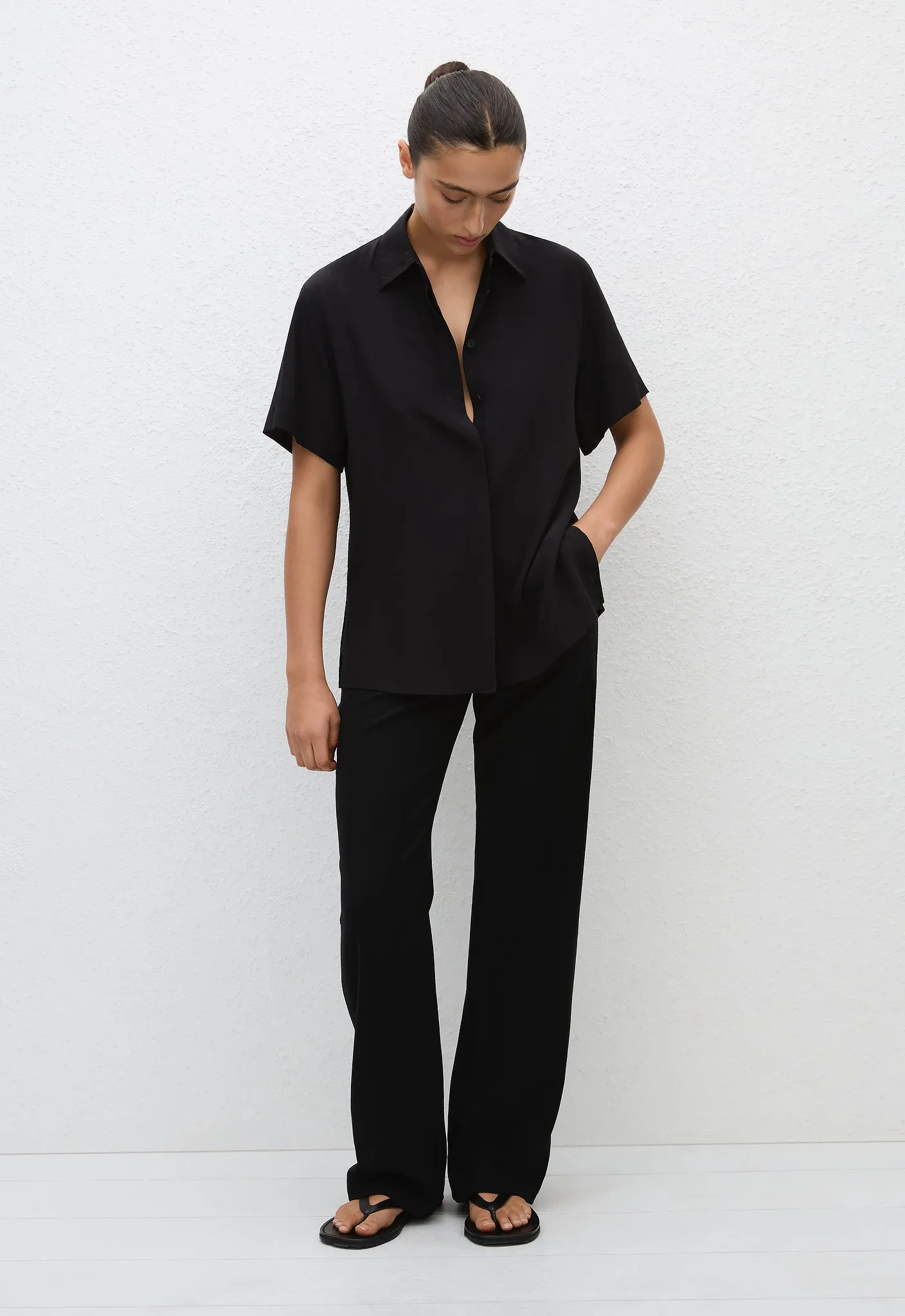 Short Sleeve Shirt - Black