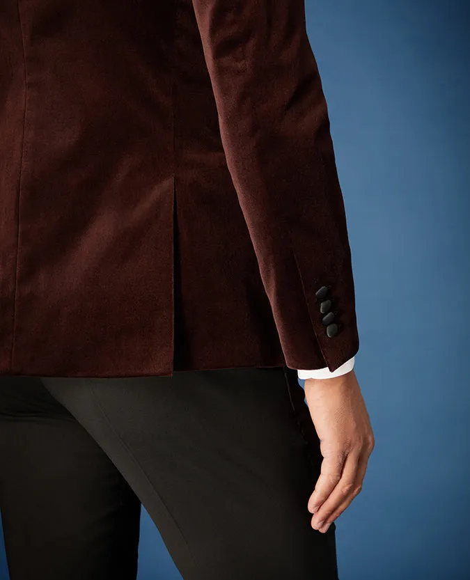 Slim Fit Velvet Jacket