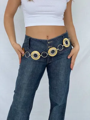 Statement Y2K Concho Chain Belt