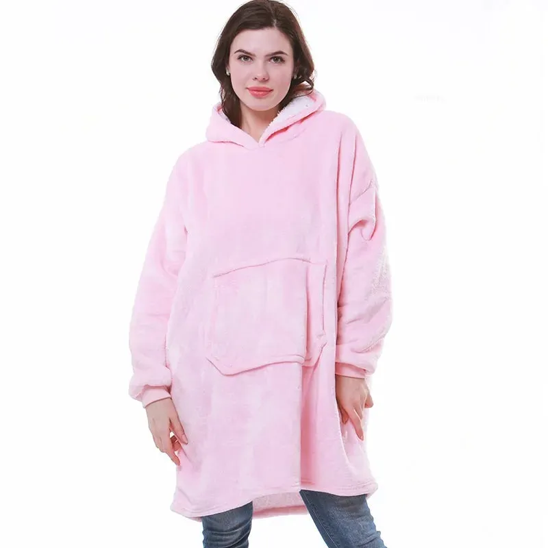 Winter Fleece Oversized Hoodie